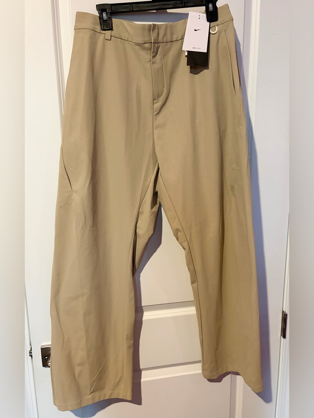 🤎 Nike Men’s Khaki DRI-Fit Chino-Style UPF 40+ Stretch Performance Pants 32 X 32
